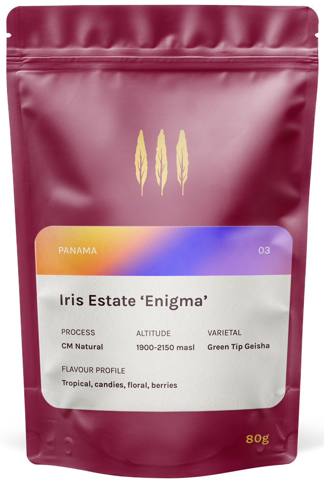 Panama Iris Estate 'Enigma' CM Natural Geisha