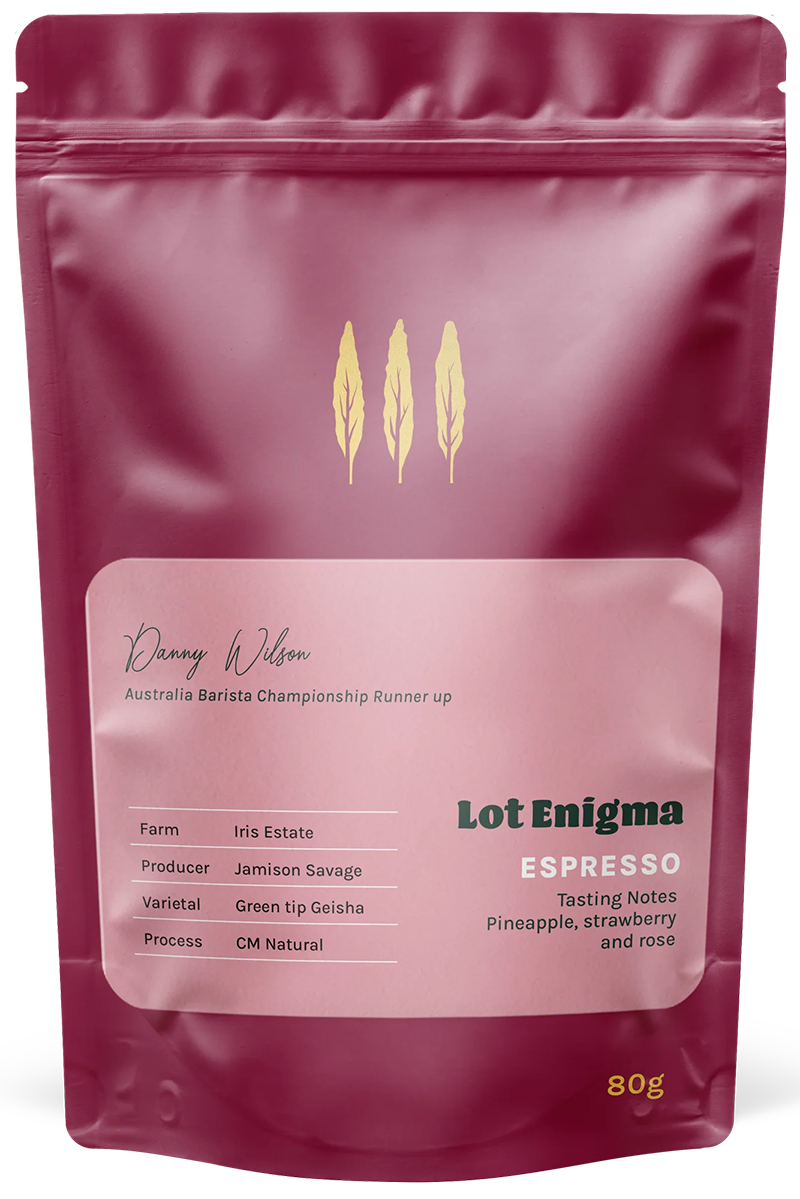 Panama Iris Estate Lot Enigma, Geisha CM Natural Espresso