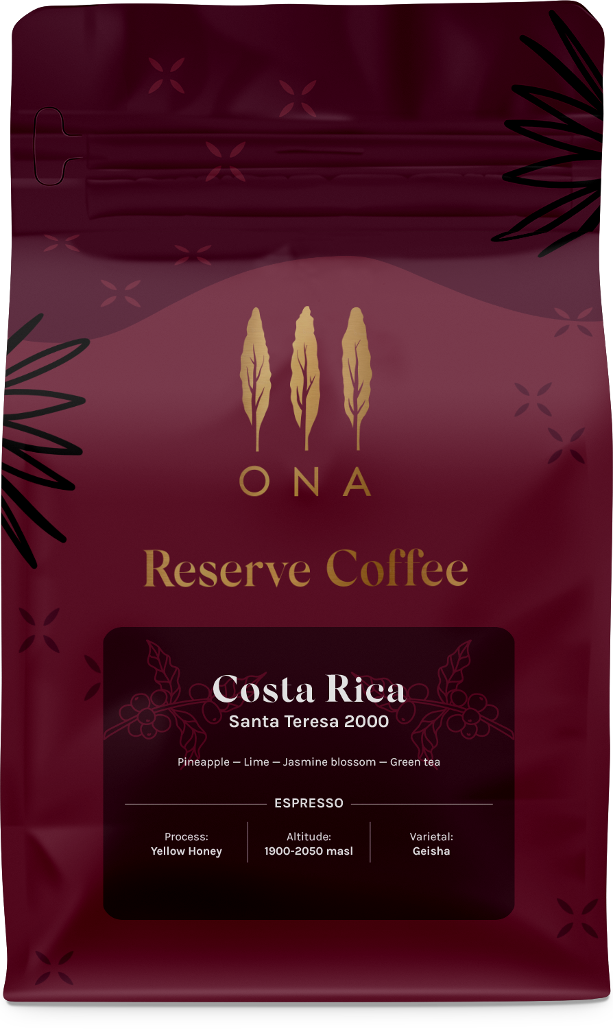 Costa Rica, Santa Teresa 2000, Yellow Honey