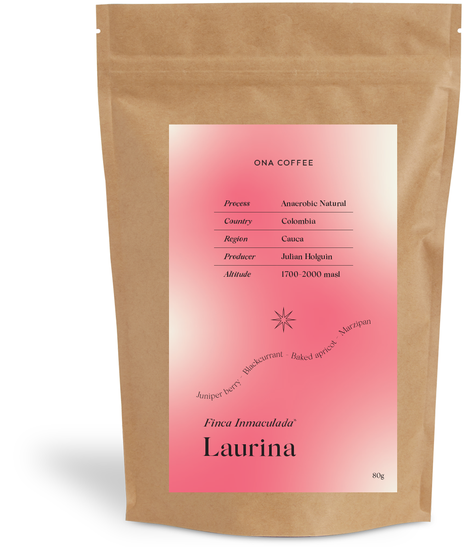 Colombia, Finca Inmaculada, Laurina, Anaerobic Natural