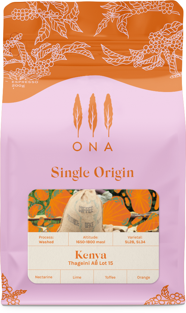 Kenya Thageini AB Lot 15, Washed SL28, SL34