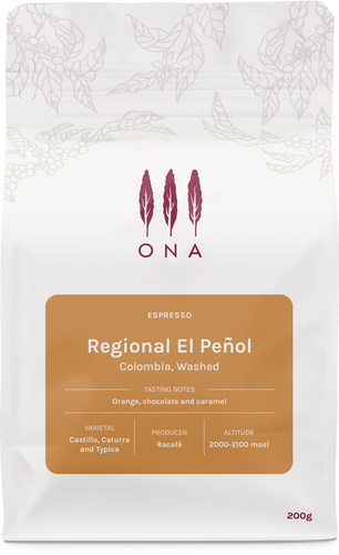 Regional El Peñol, Colombia, Washed