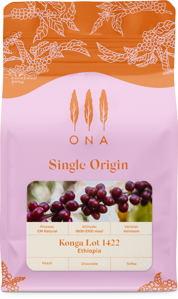 Konga Lot 1422, Ethiopia, CM Natural