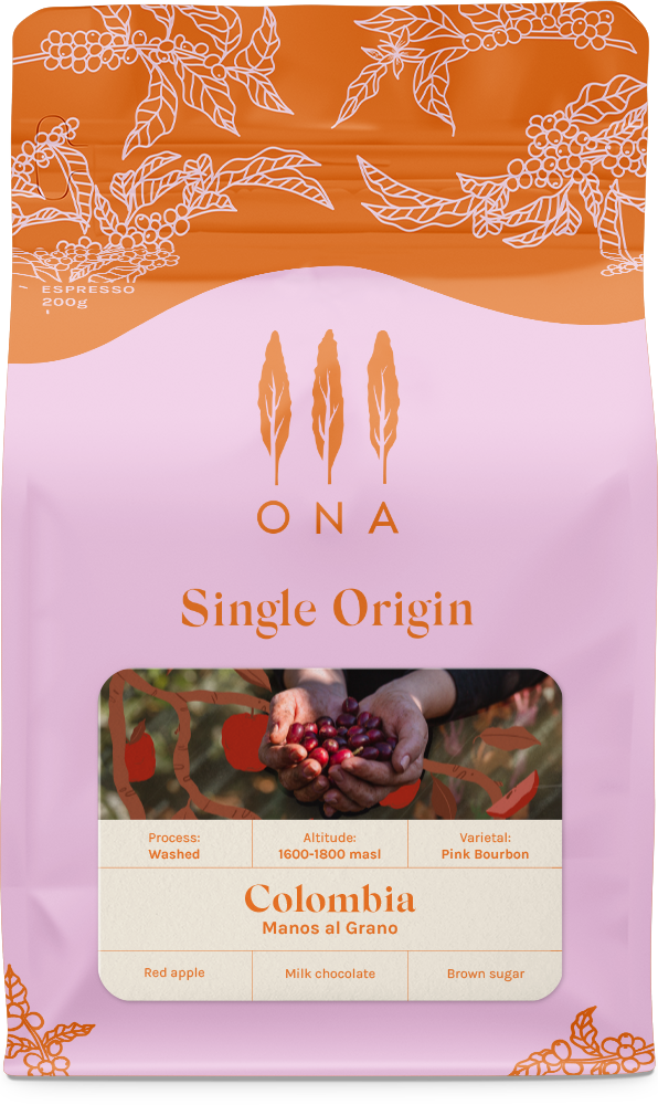 Colombia Manos al Grano Washed Pink Bourbon