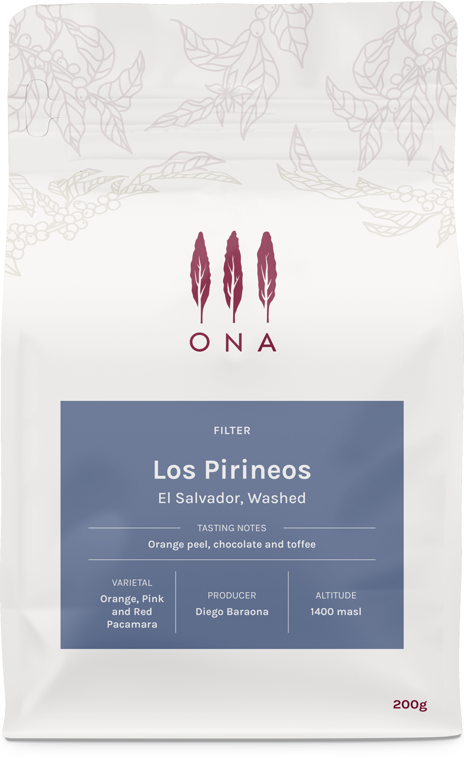 Los Pirineos, El Salvador, Washed