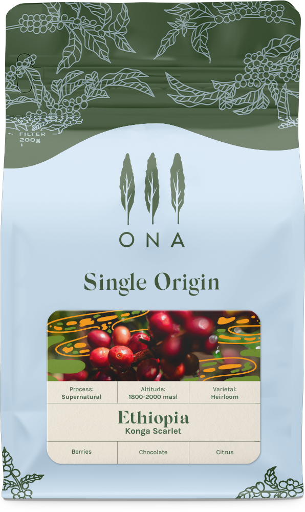 Ethiopia Konga Scarlet