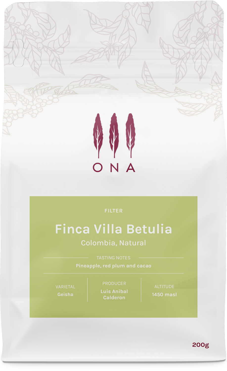 Finca Villa Betulia, Colombia, Natural