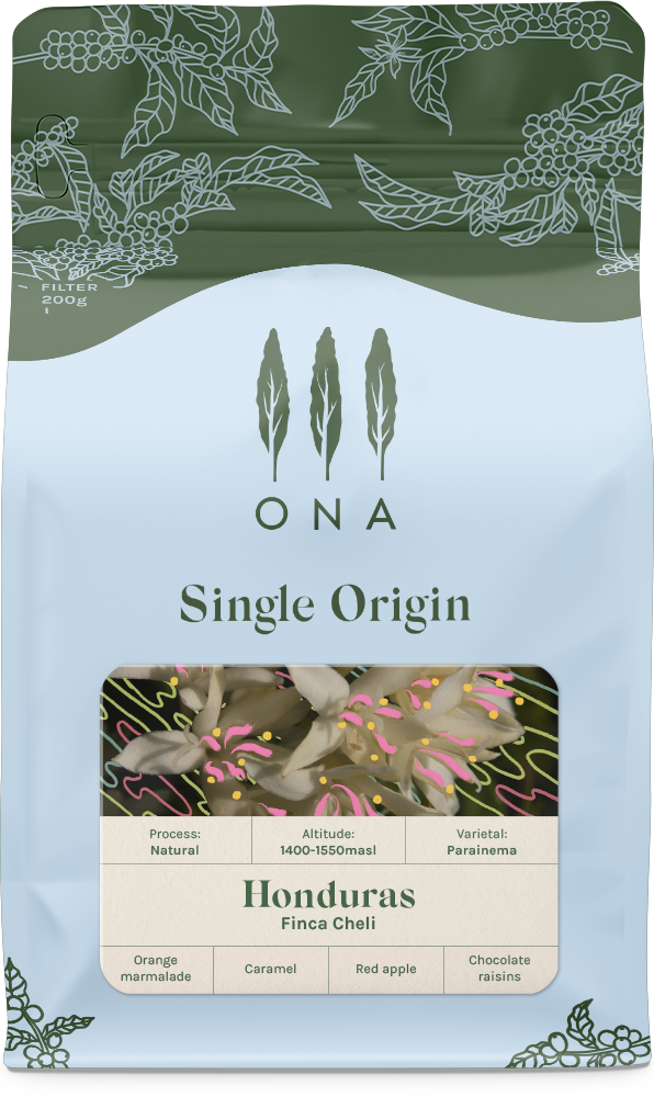 Honduras, Finca Cheli, Natural Parainema
