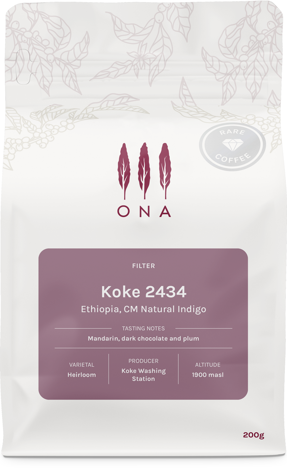 Koke 2434, Ethiopia, CM Natural Indigo