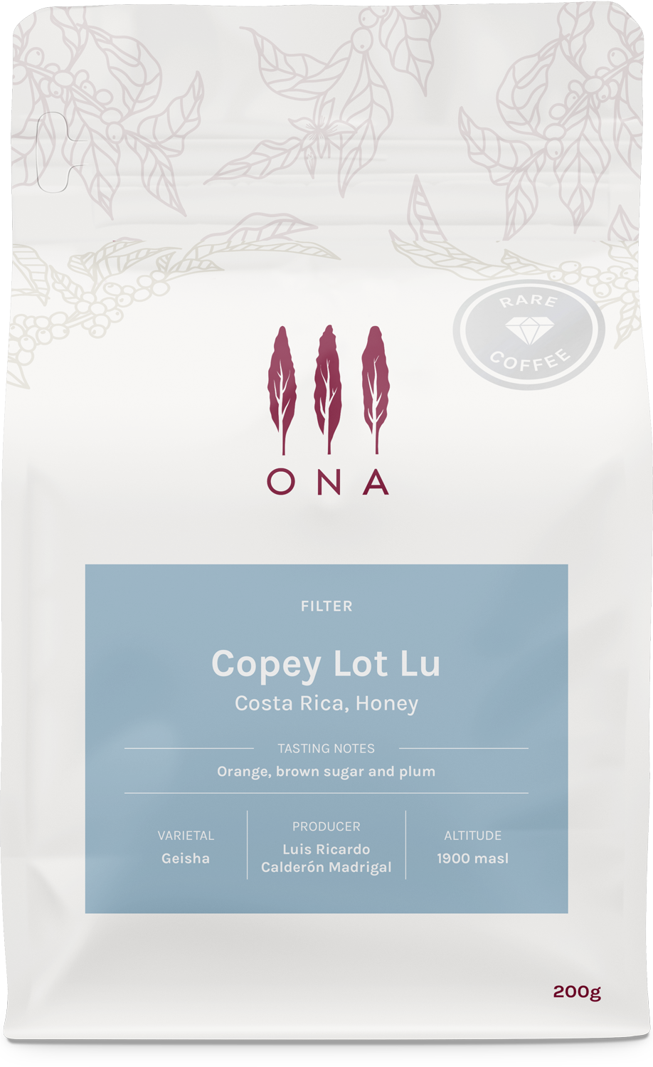 Copey Lot Lu, Costa Rica, Honey