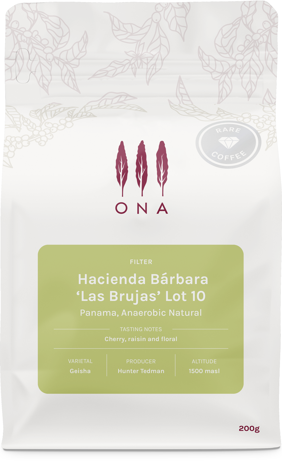 Hacienda Bárbara 'Las Brujas' Lot 10, Panama, Anaerobic Natural