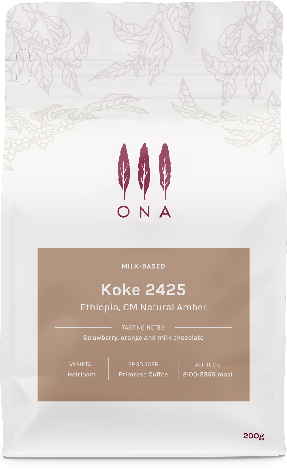 Koke 2425, Ethiopia, CM Natural Amber