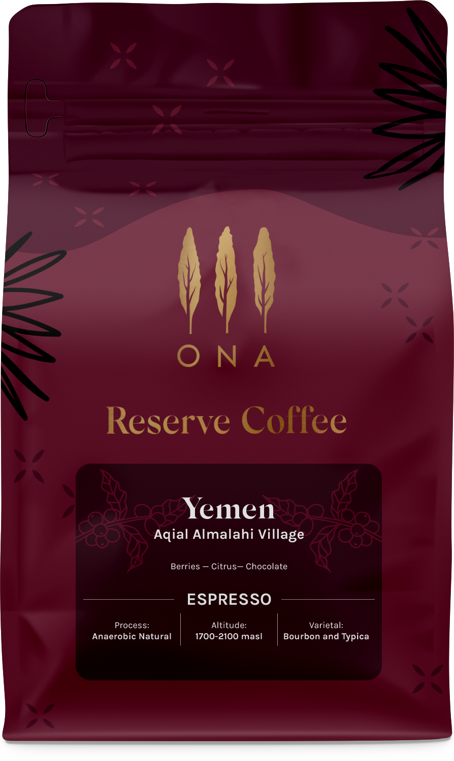 Yemen Aqial Almalahi Village, Anaerobic Natural Bourbon & Typica