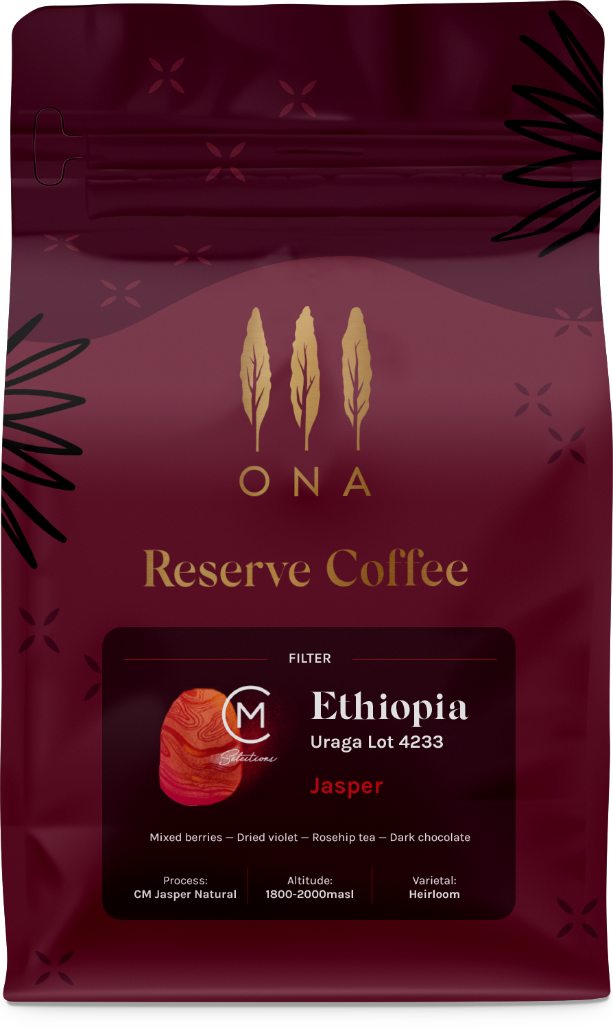 Ethiopia Uraga CM Natural Jasper