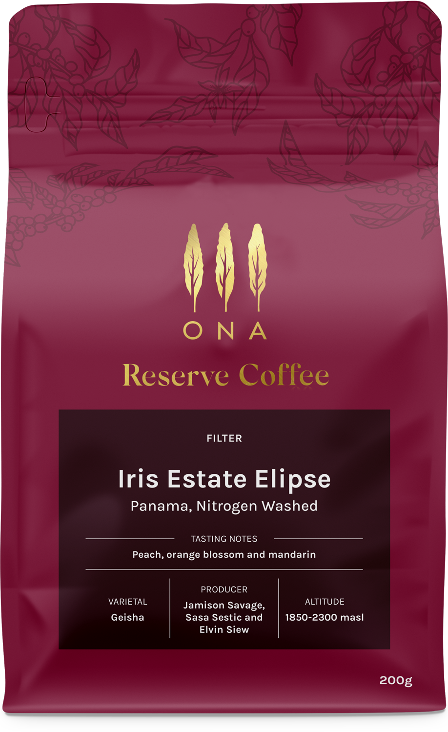 Iris Estate Elipse, Panama, Nitrogen Washed