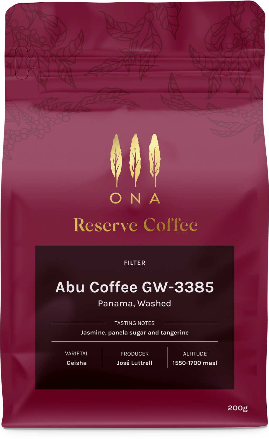 'Abu Coffee GW-3385, Panama, Washed