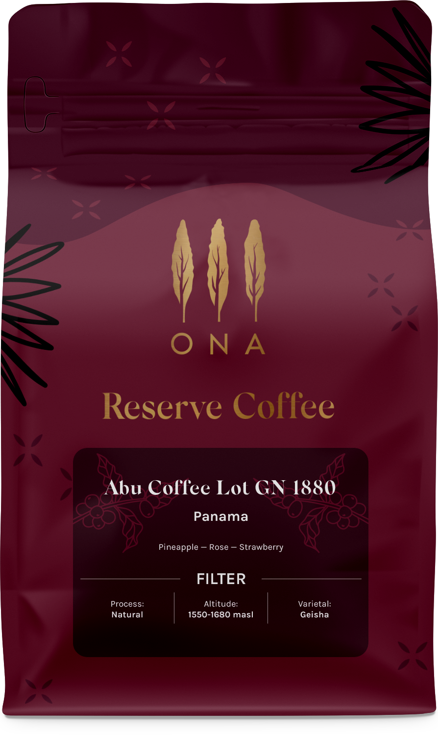 Panama Abu Coffee Lot GN 1880, Natural
