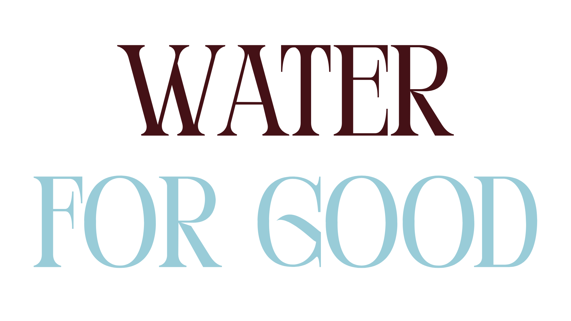 Water for Good Logo