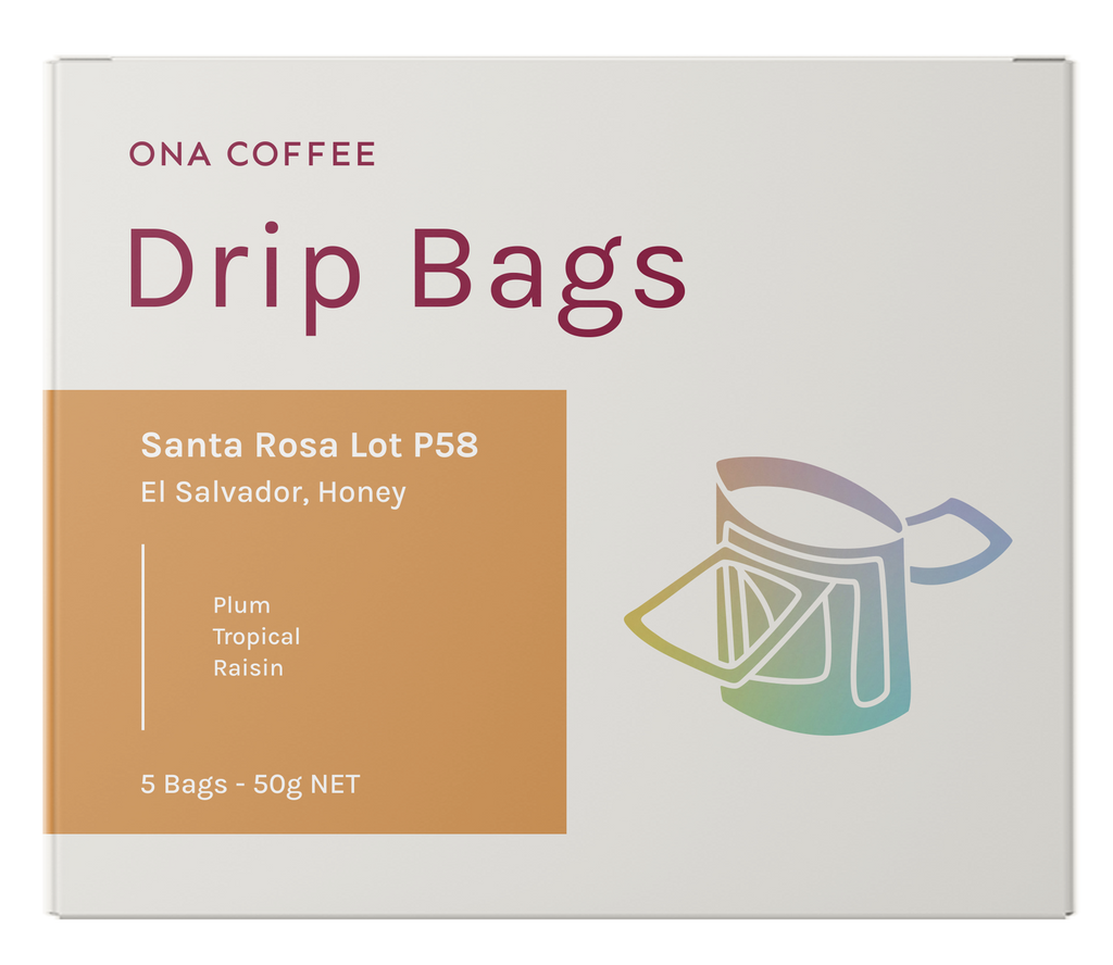 Filter Drip Bag Box - Santa Rosa Lot P58, El Salvador, Honey