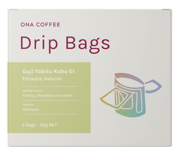 Filter Drip Bags - Guji Yabitu Koba G1, Ethiopia, Natural