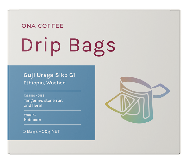 Filter Drip Bag Box - Guji Uraga Siko G1, Ethiopia, Washed