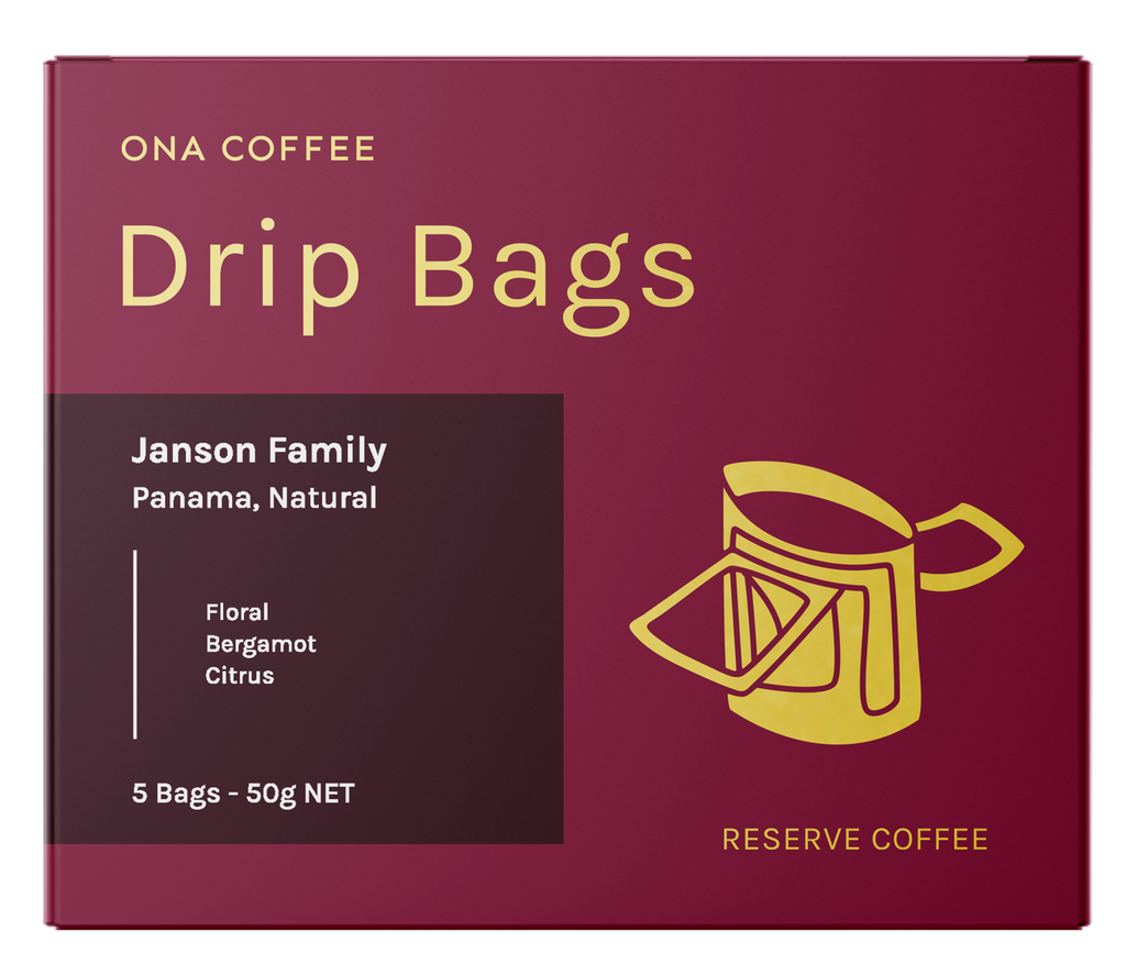 Reserve Filter Drip Bag Box - Janson Family, Panama, Natural