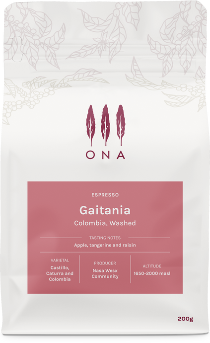 Gaitania, Colombia, Washed