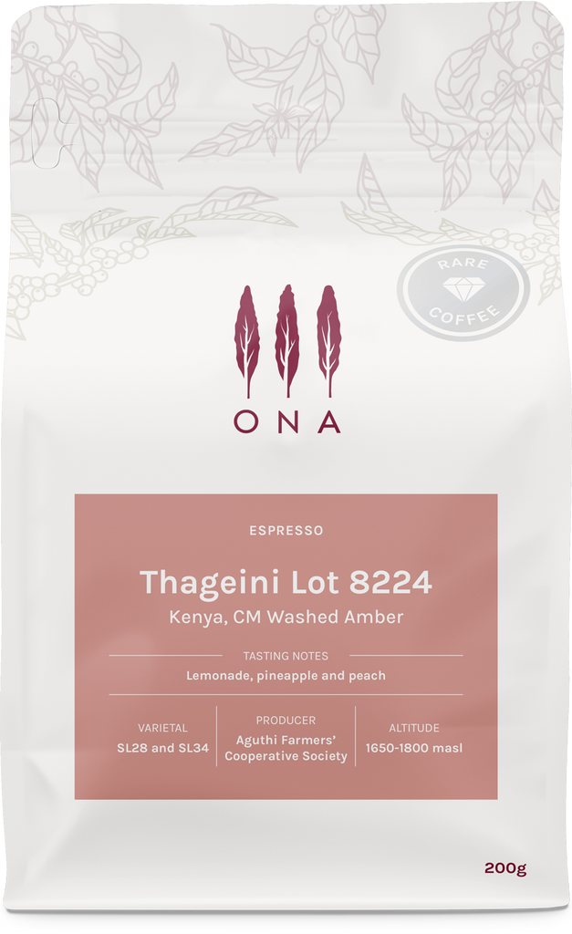 Thageini Lot 8224, Kenya, CM Washed Amber