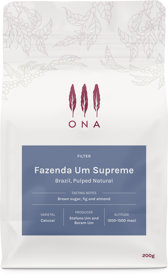 Fazenda Um Supreme, Brazil, Pulped Natural