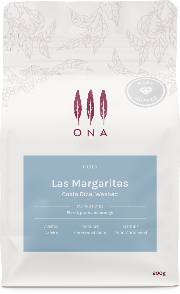 Las Margaritas, Costa Rica, Washed