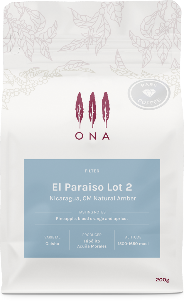 El Paraiso Lot 2, Nicaragua, CM Natural Amber