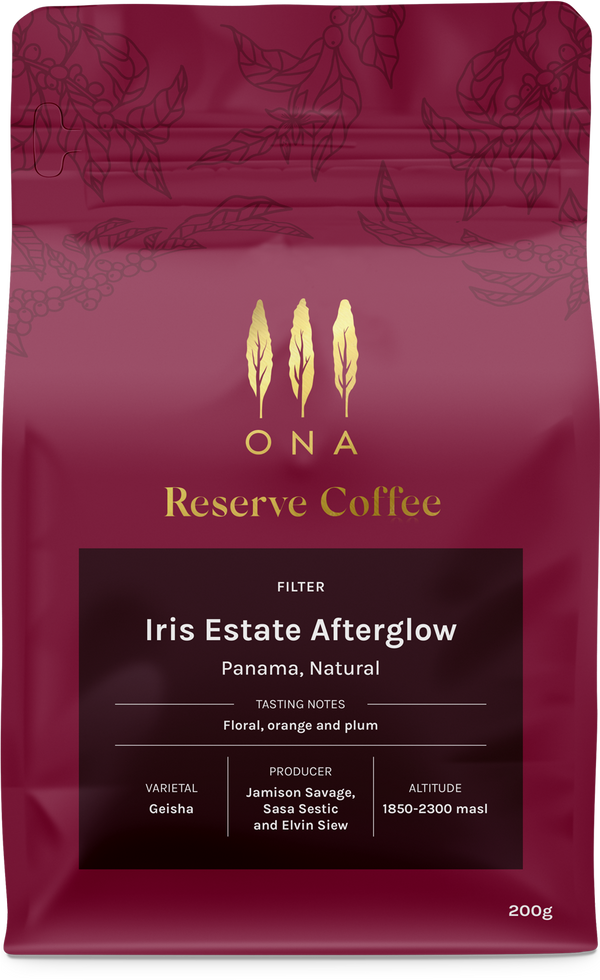 Iris Estate Afterglow, Panama, Natural