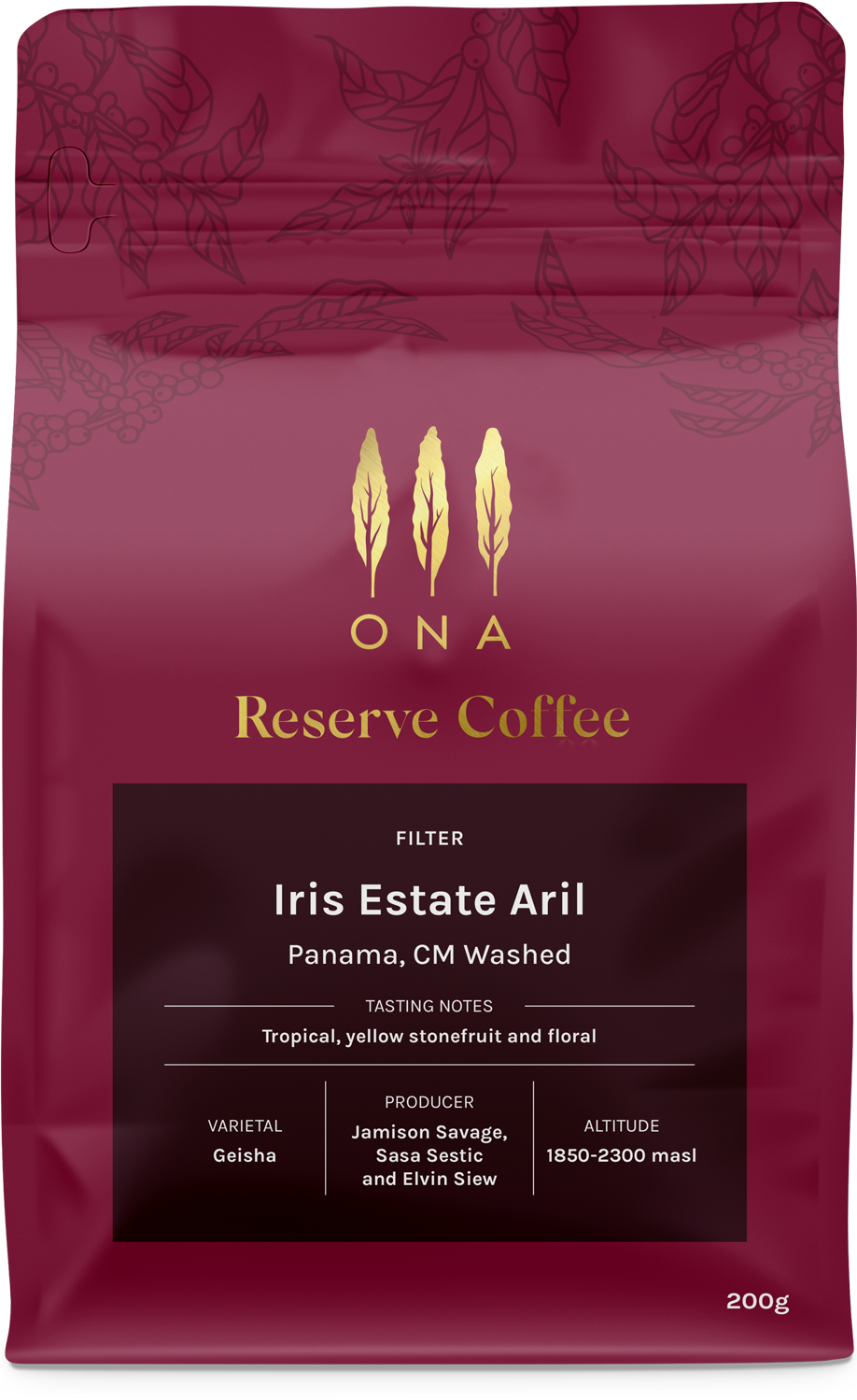 Photo of Iris Estate Aril, Panama, CM Washed