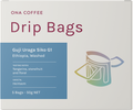 Filter Drip Bag Box - Guji Uraga Siko G1, Ethiopia, Washed - retail box of 5 drip bags