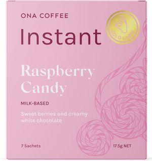 Instant Coffee - Raspberry Candy - box of 7 sachets