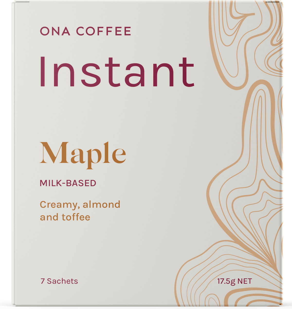 Instant Coffee - Maple - box of 7 sachets